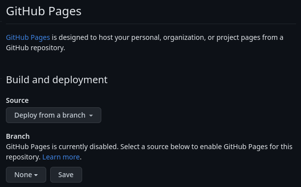 GitHub Pages